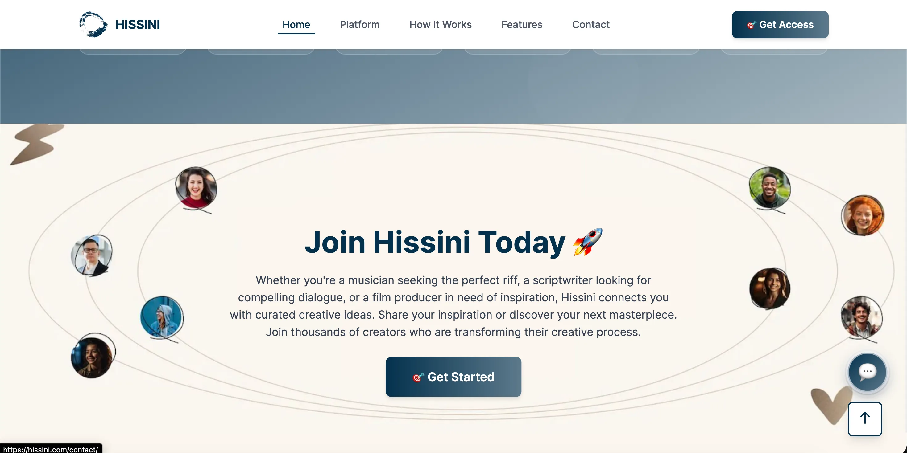 Hissini — Websites
