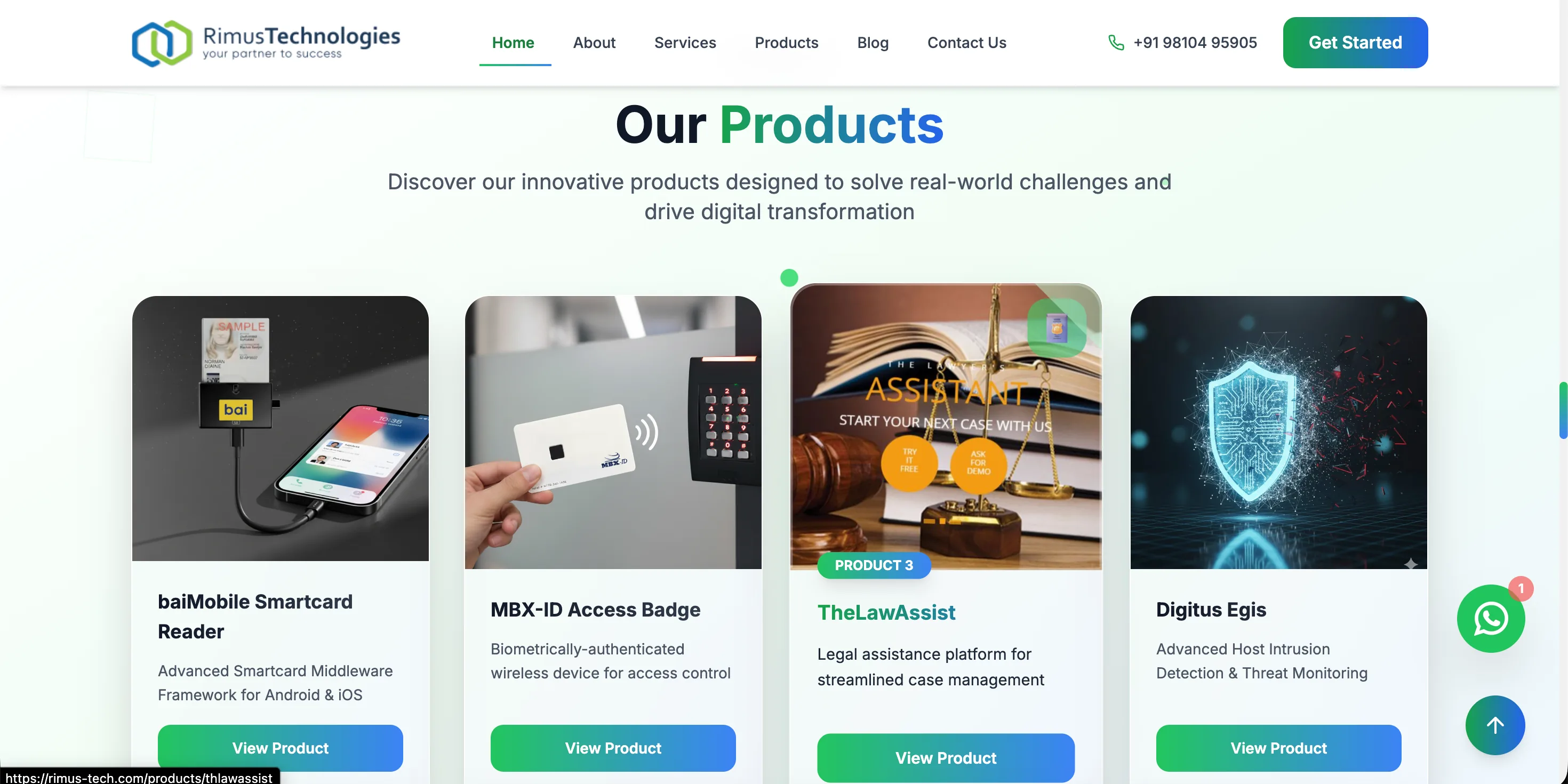 Rimus Tech — Websites