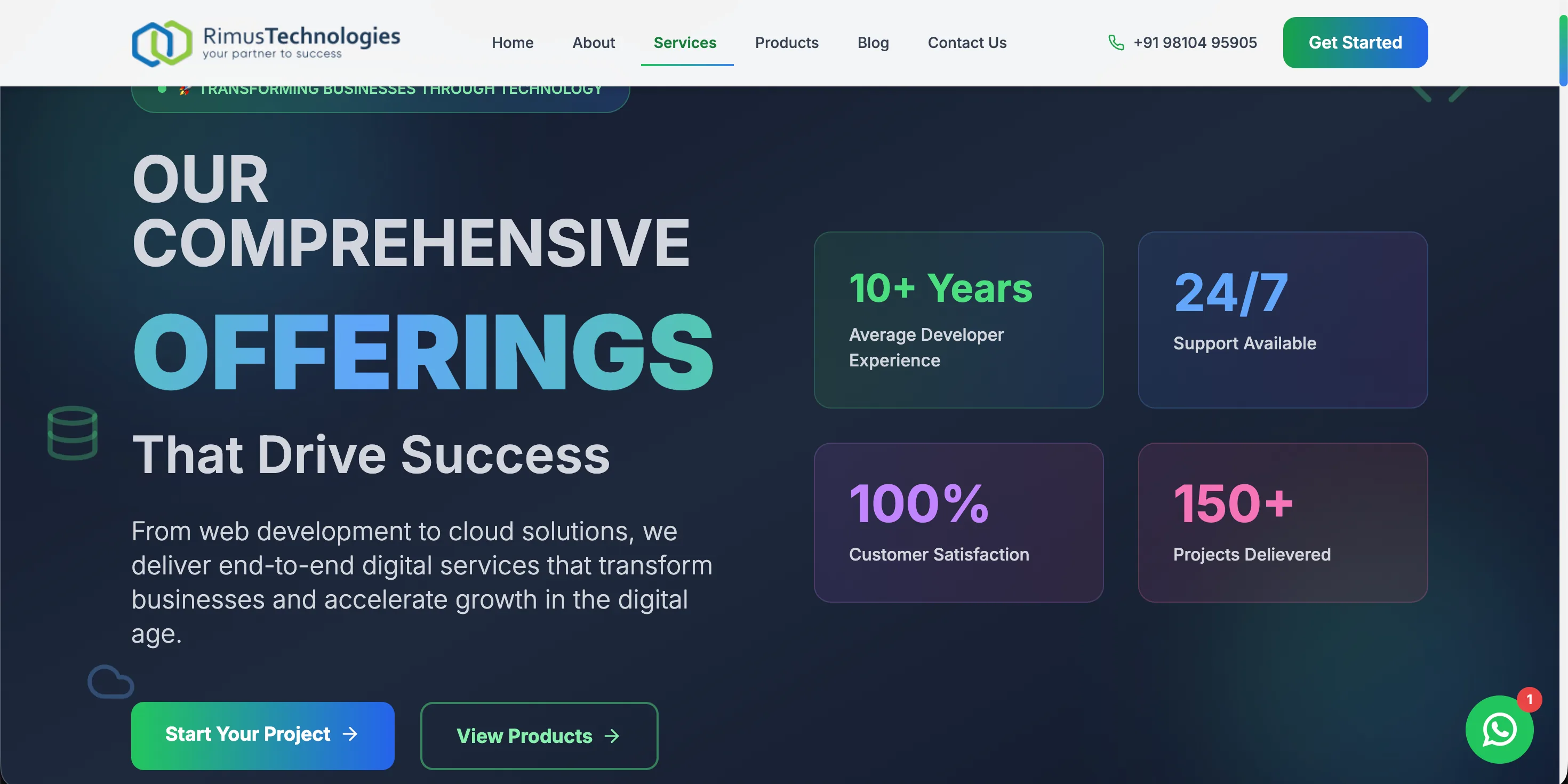 Rimus Tech — Websites